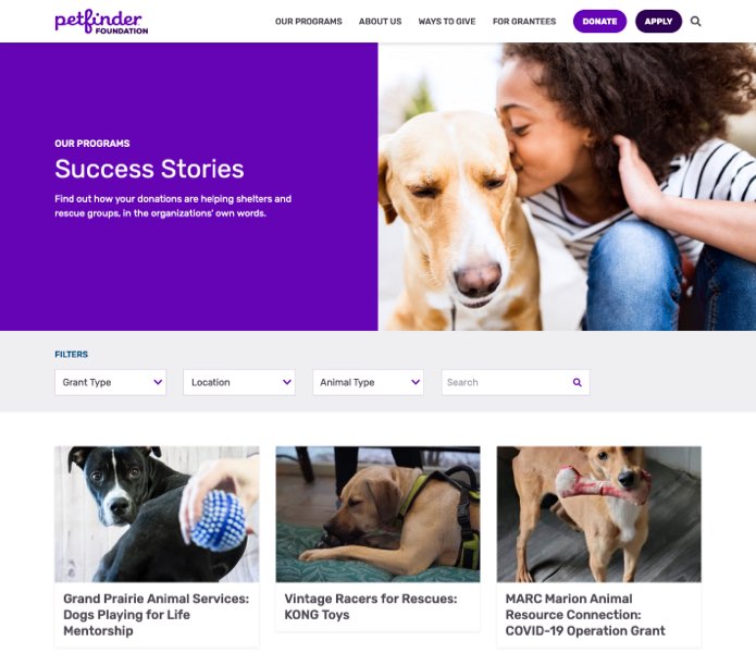 Success Stories Page