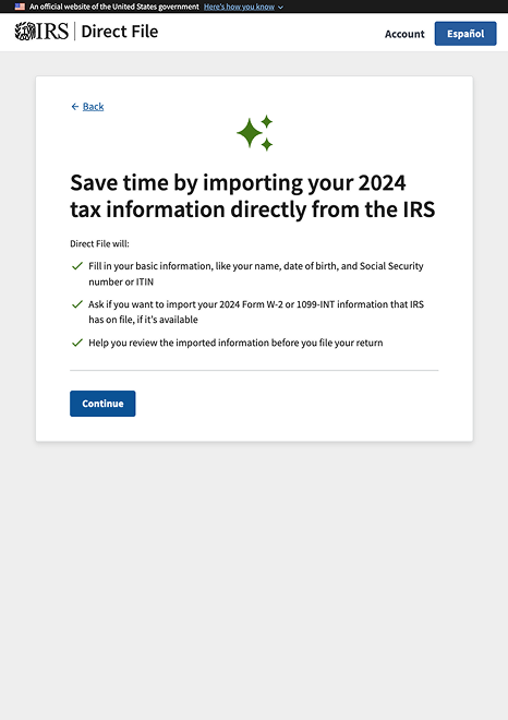Screen introducing data import